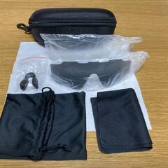 ★サイクリングに　スポーツサングラス調光 偏光イリジウムレンズ３枚付き 中古品セット★の画像