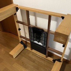 【中古】家具調こたつ（90x90x37、正方形）、テーブル