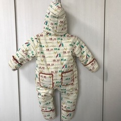 【新品】ベビー　冬物　ジャンプスーツ　70cmの画像