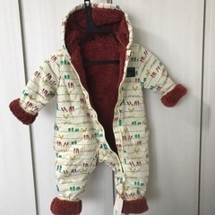 【新品】ベビー　冬物　ジャンプスーツ　70cmの画像
