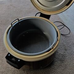 金泉黄ララ　保温ジャー木目 象印 THA-C40A 業務用 中古の画像