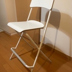 美品　IKEA イケア バーカウンターチェア　ホワイト