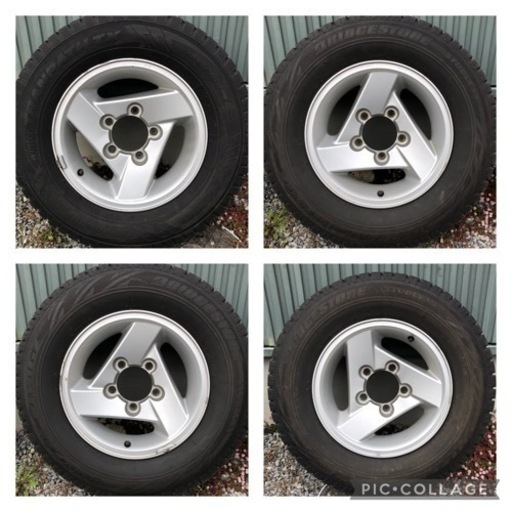 ジムニー シエラ スタッドレスタイヤ 純正ホイール　215/70R15