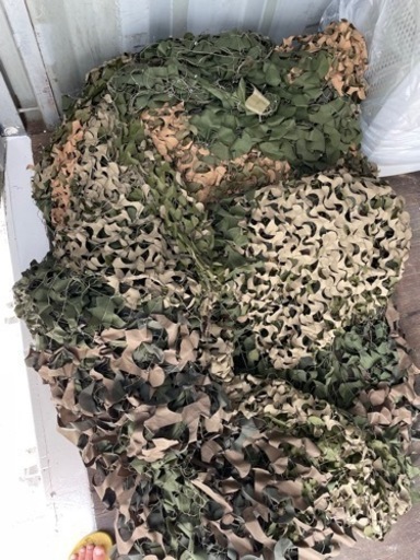 米軍払下  偽装網。カモフラージュネット。