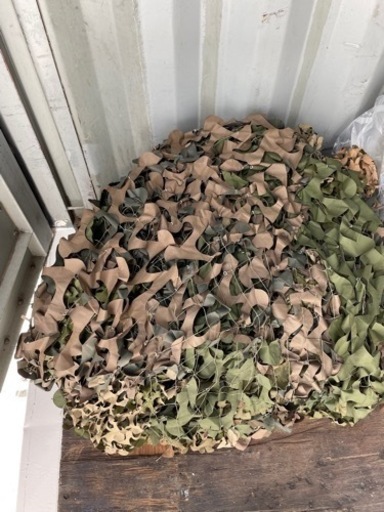 米軍払下  偽装網。カモフラージュネット。