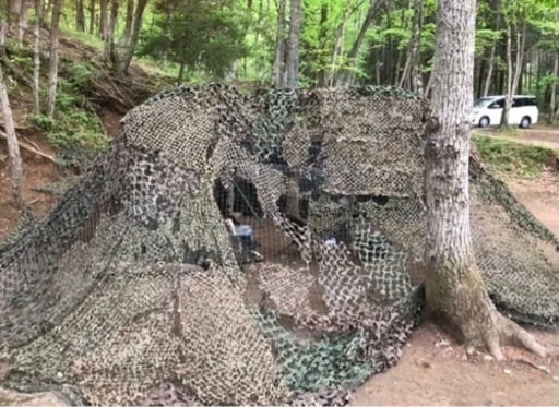 米軍払下  偽装網。カモフラージュネット。
