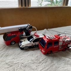 パトカー　消防車　救急車　セット