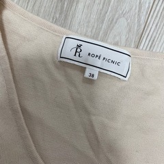 レディース　ニット　ベージュの画像