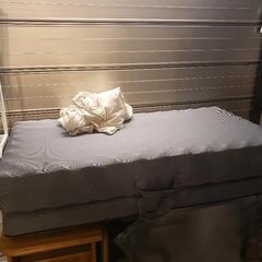 ダブルサイズ 折りたたみ マットレス bed&mattress グレー