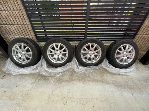 アルミホイール付き　2021年購入スタッドレスタイヤセット　165/70/R14