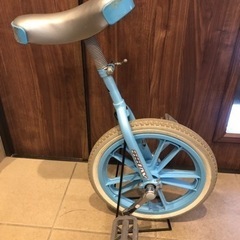 一輪車　AVIGO 16インチ　スタンド付き