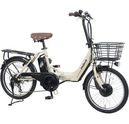 【新品】PELTECH(ペルテック) アルミ折り畳み電動アシスト自転車 20インチ折り畳み外装6段変速(TDN-212L) ペルテック
