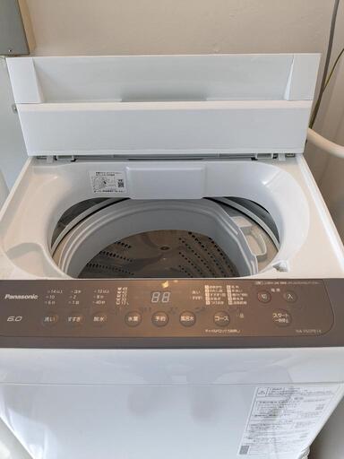 Panasonic NA-F60PB14 2020年製 お引取り12/11-12