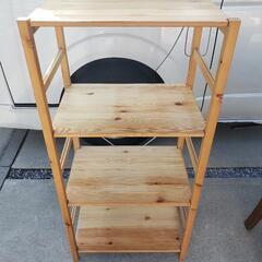 無印良品 パイン材 ユニットシェルフ 4段