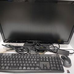 最終値下げ　高性能ゲーミングPC　今日から始めるセット（本体+モニタ＋マウス+キーボード）①の画像
