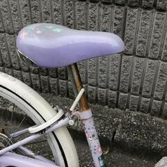 子供用自転車　22インチ(紫)の画像