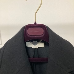 ステラ・マッカートニー ダブルブレスト チェスターコート 黒 38