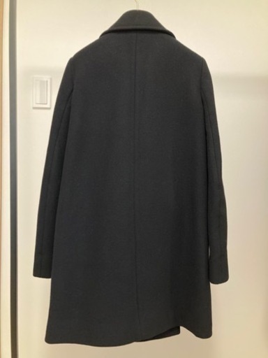 ステラ・マッカートニー ダブルブレスト チェスターコート 黒 38