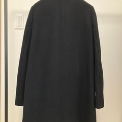 ステラ・マッカートニー ダブルブレスト チェスターコート 黒 38