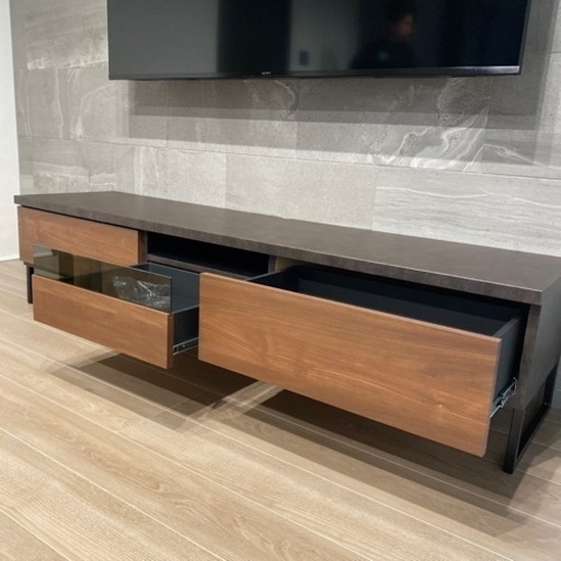 大川家具　テレビボード　新品未使用　1800