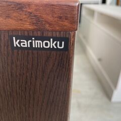カリモク　書棚QS4082MK　リビングボードの画像