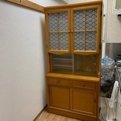 食器棚　レトロ　