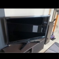 テレビ台　木目調　ダークブラウン【間もなく廃棄】の画像