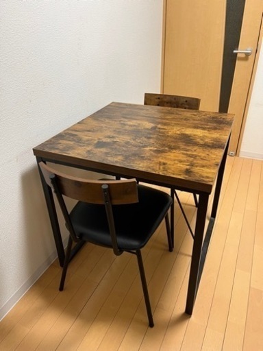 ニトリのダイニングテーブルセット(2人用)　15000円