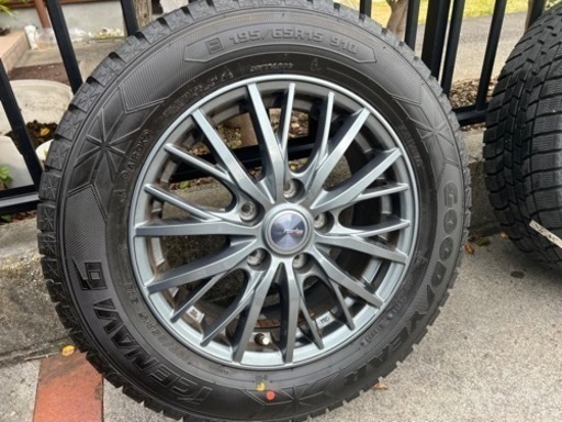 GOODYEAR ICENAVI6(3019-3519) 195/65R15 アルミホイール4本セット