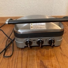 【使用数回のみ】挟み焼きができる！クイジナート　マルチグルメプレート