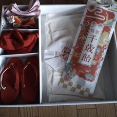 ３歳七五三被布セット＆おまけ付の画像