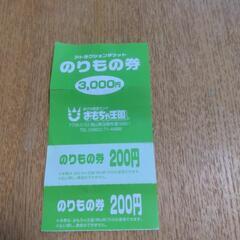 【お話し中】おもちゃ王国岡山　のりもの券　③の画像
