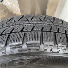 スタッドレスタイヤ＋アルミ4本セット　ブリザックREVO GZ 195/65R15の画像
