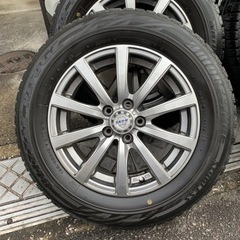 スタッドレスタイヤ＋アルミ4本セット　ブリザックREVO GZ 195/65R15の画像