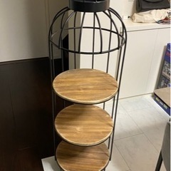 鳥籠風　棚　アンティーク　オシャレ　