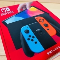 【新品】Nintendo Switch（有機ELモデル）ネオンブルー/(R) ネオンレッド 