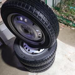 お引き渡し予定の方と商談中　スタッドレスタイヤ　155/65R/...