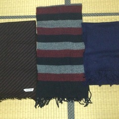 メンズマフラー3本セット