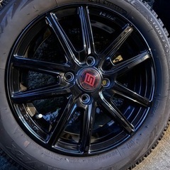 ★値下げ★スペーシア・美品スタッドレスタイヤ⭐︎14インチ⭐︎ブリヂストン ブリザック 155/65R14の画像