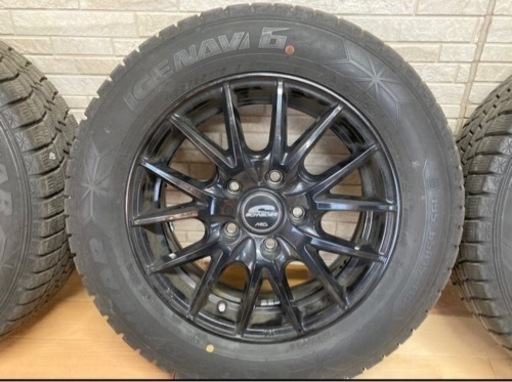 スタッドレスタイヤ195-65-R15ホイルセット　グッドイヤー　アイスナビ6