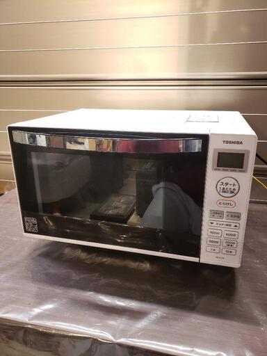 TOSHIBA 東芝電子レンジ ER-SS17A(w) 扉縦開き ホワイト 2020年製 900W \n\nフラットテーブル