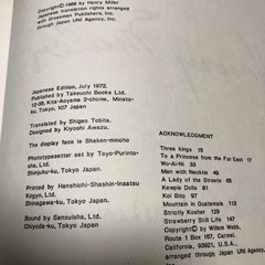 HENRY MILLER 描くことは再び愛すること/竹内商店◆超希少の画像