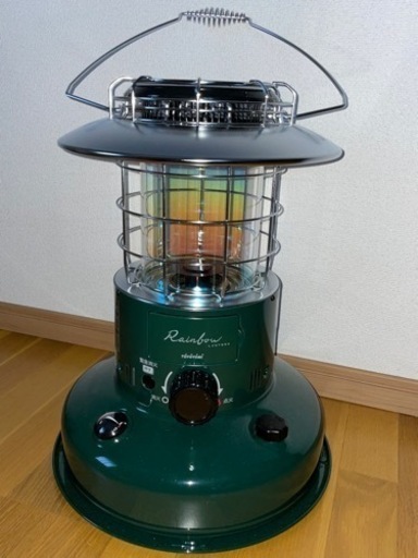 トヨトミ石油ストーブ　レインボー　ランタン　グリーン　日本製