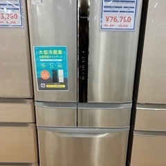 6ﾄﾞｱ冷蔵庫 HITACHI R-F520F(SH) 2016年製 505L