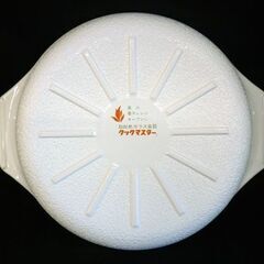 ☆未使用品 超耐熱ガラス食器 クックマスター N-38 鳴海製陶 ネオスラム 深鍋 直径約22cm 容量約1.9L 長期保管品 調理器具 札幌 北20条店の画像