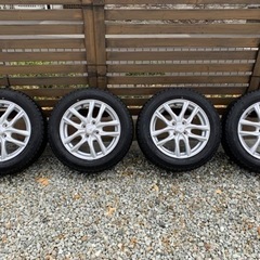 175/65/15 GOOD YEAR スタッドレス 4本ホイールセット フィット