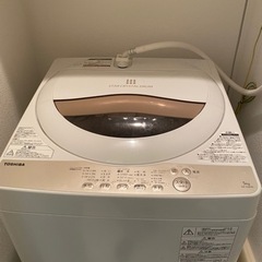 【交渉可能！】TOSHIBA  洗濯機　2019年製の画像