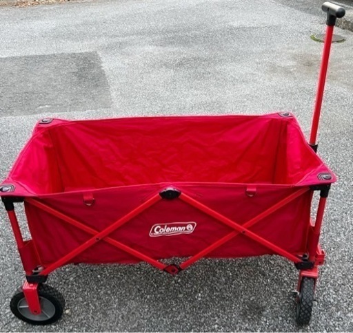 コールマン　キャリーワゴン　テーブル、レインカバー、ケース付き　アウトドア　キャンプ