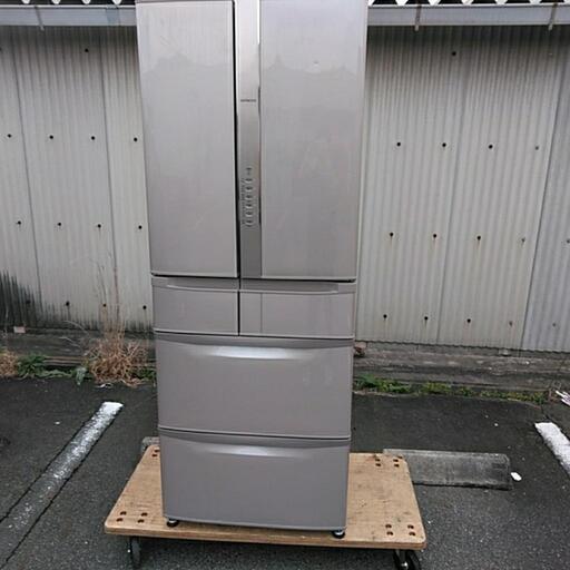 日立ノンフロン冷凍冷蔵庫 R-F48HG(T)型 2019年製　 ジャンク