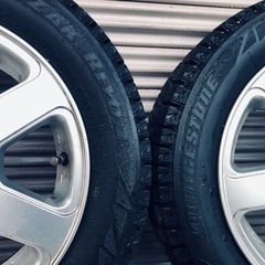 冬タイヤ　ホンダ本田ビート用アルミ付きスタッドレス　1台分の画像